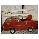 TONKA FIRE TRUCK BROKEN BASKET