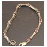 MARKED 925 BRACELET LOBSTER CLASP 7.25IN