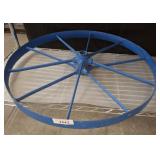 CAST IRON WAGON WHEEL