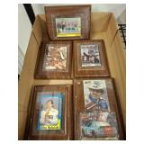NASCAR CARD PLAQUES
