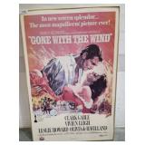 FRAMED GONE W/ THE WIND PRINT 27X42