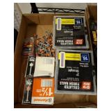 GROUP OF NAILS AND FASTENERS