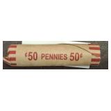 1925-P ROLL OF WHEAT PENNIES