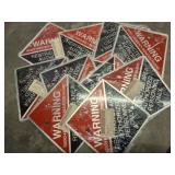 METAL 8X8 WARNING SIGNS