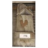 WOODEN Dï¿½COR BIRD BOX