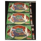3 BOXES OF GATORS PUZZLES