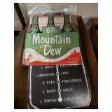 MOUNTAIN DEW SIGN, KITCHEN SIGN
