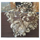 COPPER WIRE TREE WITH MOP, QUARTZ BASE