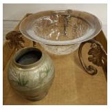 CENTER PIECE AND VASE