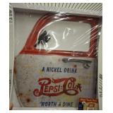 PEPSI COLA TRUCK DOOR SIGN 18IN