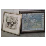 MALLARD LAKE PRINT, BEACH SCENE   24X20