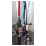 FISHING RODS/REELS