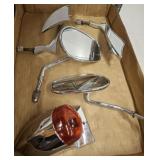 MOTORCYCLE MIRRORS, TAIL LIGHT