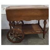 VINTAGE TEA CART W/ DROP LEAVES