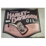 HARLEY DAVIDSON OIL METAL SIGN