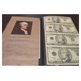 UNCUT SHEET BLACK ANGUS TENDER 10 BILL