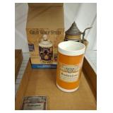 ASSORTED STEINS, BUDWEISER