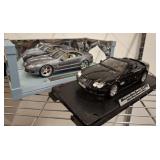 2 PC MERCEDES SL DIE CAST MODELS