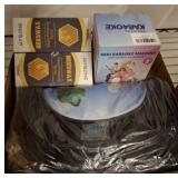 MINI KARAOKE MACHINE, WOOD POLISHING SPRAY, MISC