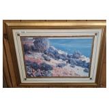 SIGNED MEDITERRANEAN SCENE 40X30