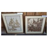 PR AUTHENTIC BANGKOK THAILAND TEMPLE RUBBINGS