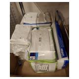 GROUP OF ELECTRICAL OUTLETS AND COVERS