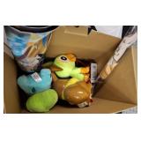 PLUSH DOLLS, FIGURINES, MISC POSTERS