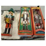 3 PC NUTCRACKERS HAND CRAFTED