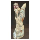 ORIENTAL FIGURINE SIGNED AND NUMBERED