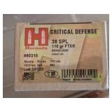 HORNADY 38 SPL 25 RDS