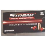 STREAK NON-INCENDIARY VISUAL 9 MM 50 RDS