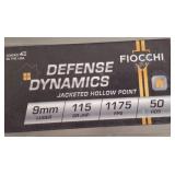 FIOCCHI 9 MM 50 RDS
