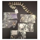 ASSORTED COSTUME, PURPLE STONE, MISC