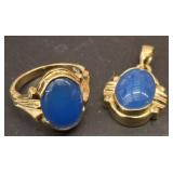 RING AND PENDANT MARKED 925