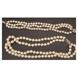 PEARL DOUBLE STRAND NECKLACE