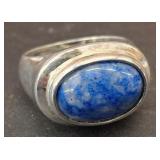 REAL STONE RING MARKED 925