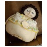 PLUSH VINTAGE DOLL 4IN