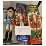 3 PC NUTCRACKERS HAND CRAFTED