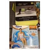 POOL FLOAT, EXERCISE BALL
