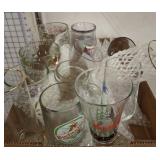 ASSORTED BEER GLASSES