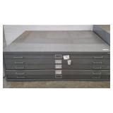 5 DRAWER SAFCO FLAT FILE CABINET