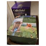 COFFEE BUTLER, SOLAR BIRD FEEDER