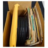 ASSORTED 45S RECORDS AND SOME BEATLES APPLE