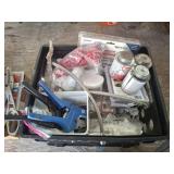 CRATE PLUMBING SUPPLIES-GLUE, CUTTERS