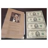 UNCUT SHEET BLACK ANGUS TENDER 5 BILL