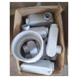 ASSORTED PLASTIC JUNCTION BOXES
