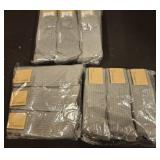 3 PACKS OF COOPER & JIN SOCKS SOLID GRAY