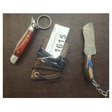 2 PC FOLDING AND MINIATURE CLEAVER 2IN