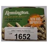 REMINGTON 225 RIMFIRE HP LR 22 GOLDEN BULLET