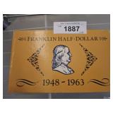 1959 FRANKLIN HALF DOLLAR AND FOLDING KNIFE SET